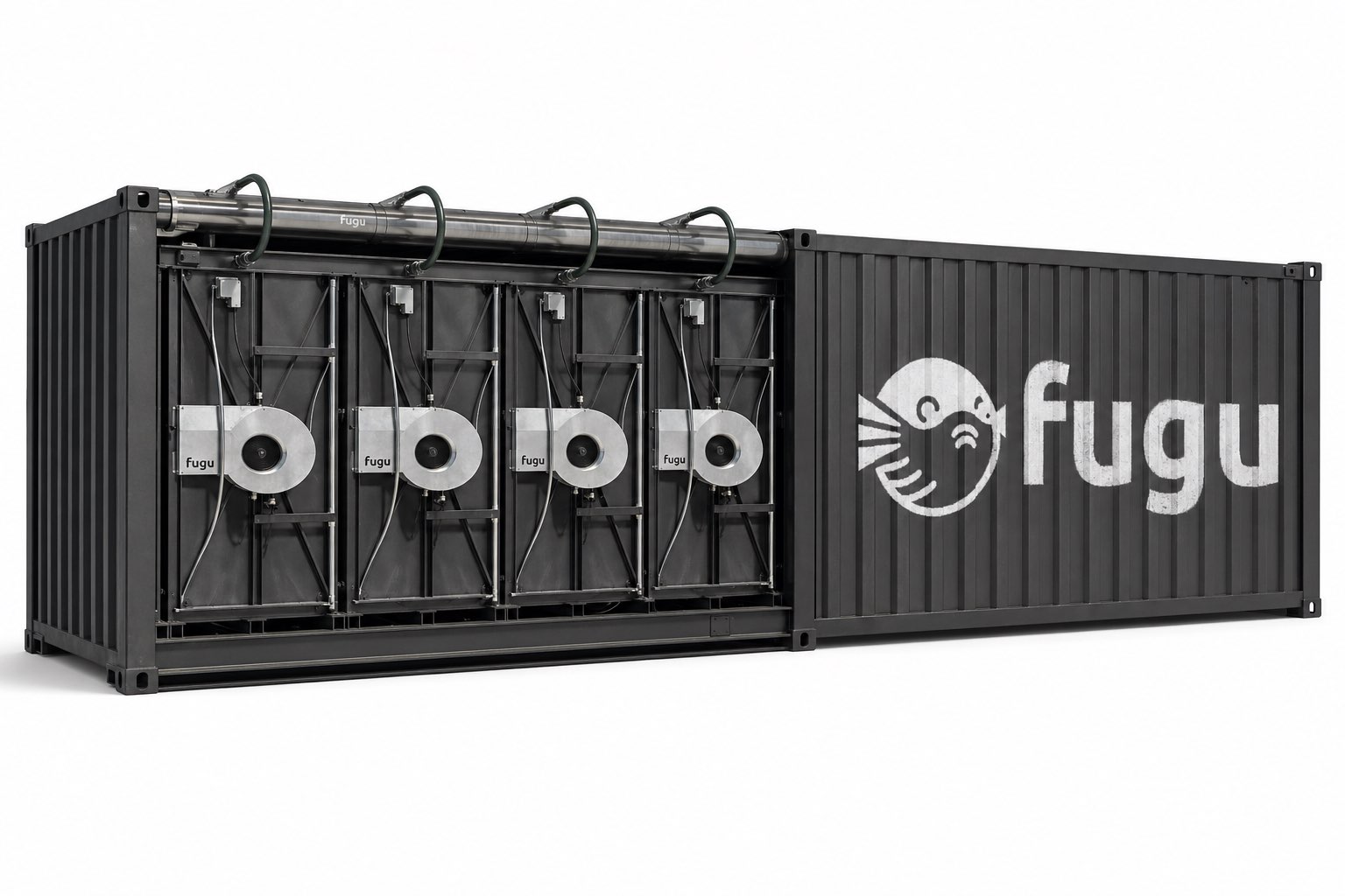 The Fugu AirRefinery — a shipping-container synthetic-fuel machine